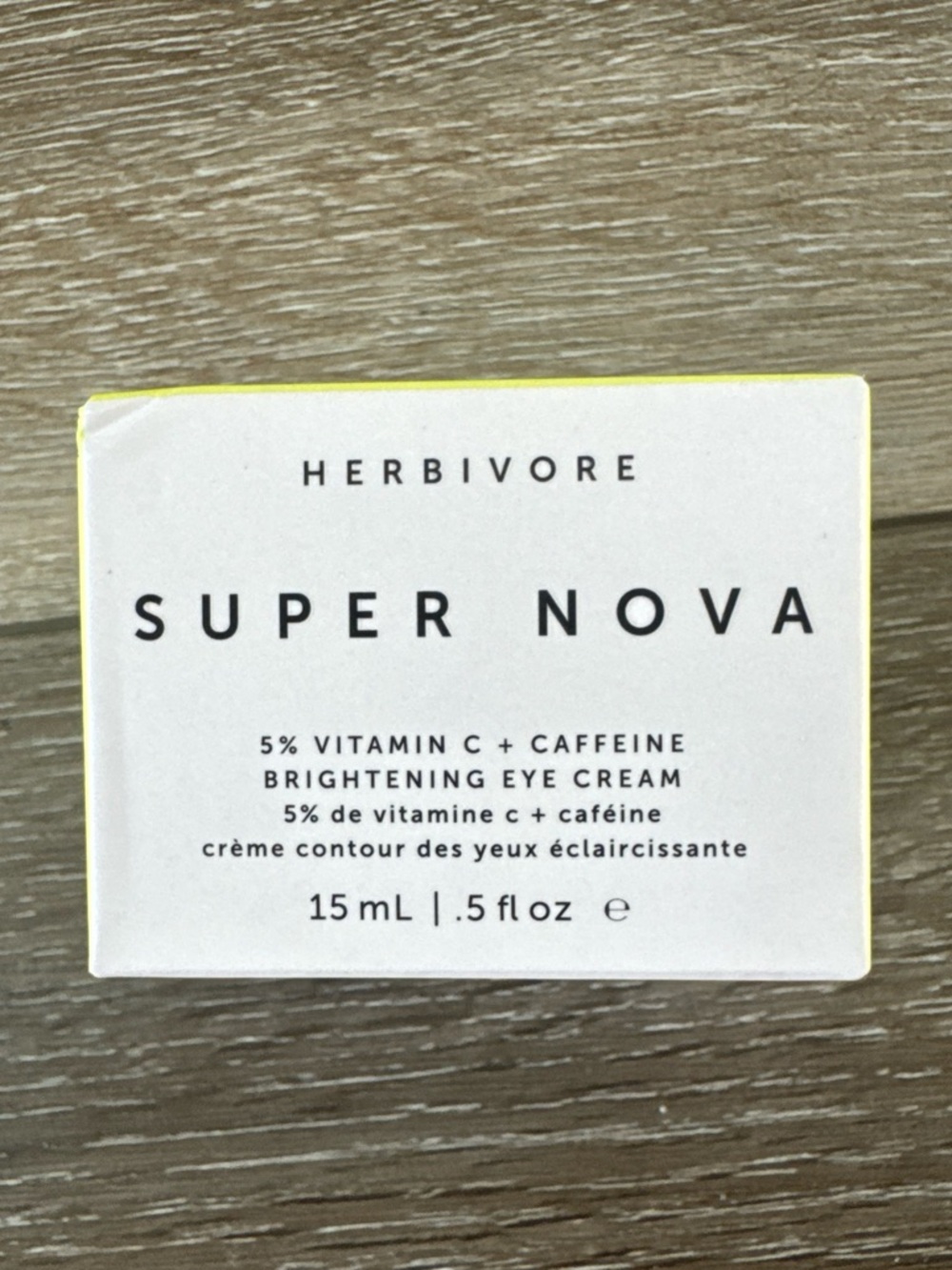 Herbivore super nova brightening eye cream new in box .5 oz